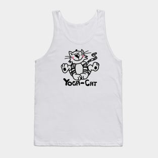 Yoga cat Tank Top